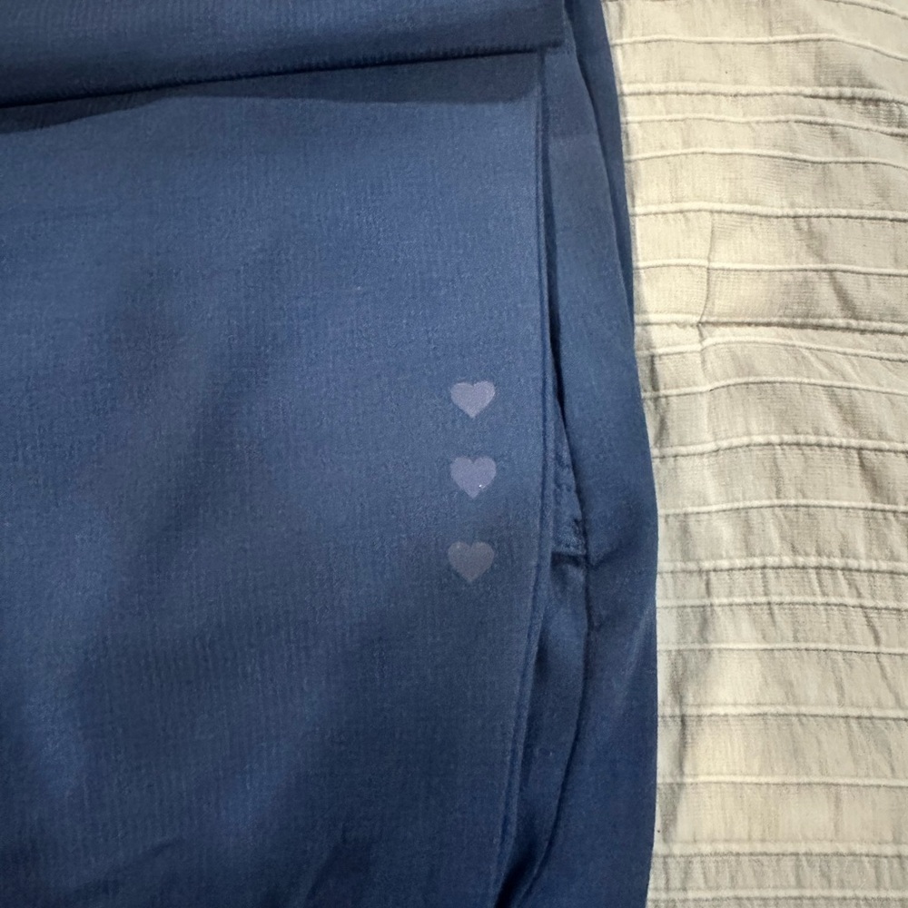 HeartSoul Navy Blue Drawstring Jogger Scrub Pants - Picture 5 of 6